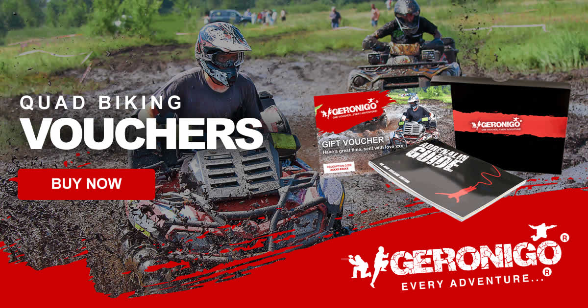 Quad Biking Gift Experience Vouchers | Geronigo®